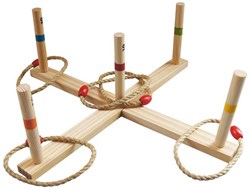 Outdoor Play juego de lanzamiento de aros FSC con bolsa - juego de habilidad para niños