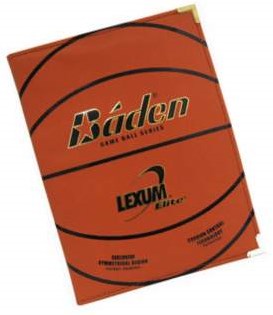 Baden carpeta bloc de notas funda baloncesto Lexum cuero naranja multicolor
