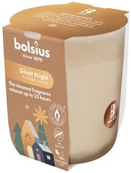 Bolsius vela perfumada Silent Night en vaso 80x73mm avellana vainilla