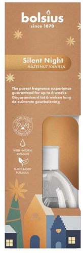 Bolsius difusor de varillas Silent Night fragancia hogar 60ml avellana-vainilla