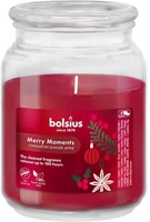 Bolsius vela perfumada Merry Moments roja 100 horas cera vegetal