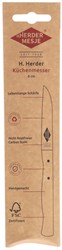 Solinger cuchillo de cocina recto acero carbono madera haya FSC 8 cm