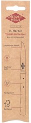H. Herder cuchillo para tomates acero inoxidable dentado madera de haya FSC cocina