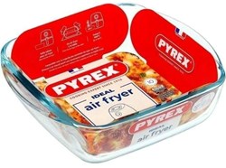 Pyrex fuente horno airfryer 20x17 cm vidrio borosilicato transparente