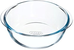 Pyrex fuente horno airfryer redonda 20x18x7 cm vidrio resistente calor