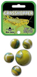 Don Juan canicas set Grasshopper 21 piezas juguete de vidrio