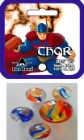 Don Juan canicas Thor set - canicas de vidrio coloridas 21 piezas