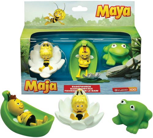 Studio 100 juguete de baño Maya la Abeja - set figuras de baño 3 piezas-3