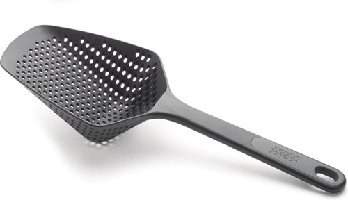 Joseph Joseph cuchara colador negra - utensilio de cocina espátula grande