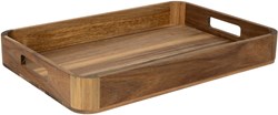 Svenska Living bandeja madera de acacia FSC 100% 38x26x4,9cm bandeja de servir