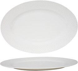Bandeja de servir juguete porcelana Diamond ovalada multicolor 34,5x24,2 cm