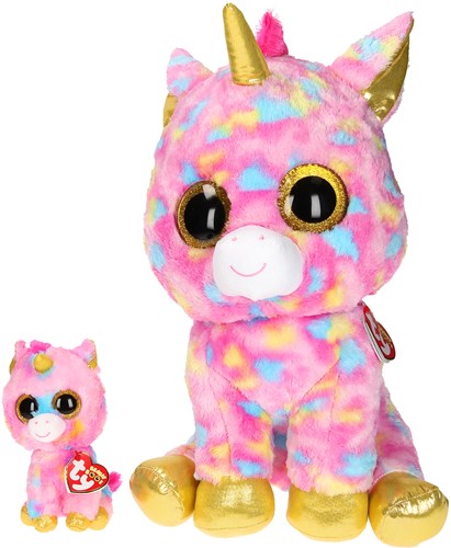 Ty peluche Beanie Boo XL unicornio Fantasia 42cm juguete suave-3