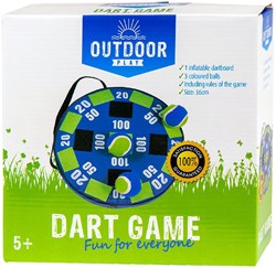 Outdoor Play juego de dardos - Diana inflable para niños - Juguete seguro