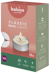 Bolsius Maxi waxinelicht 10u doos a 18st
