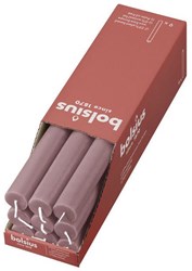 Bolsius vela de mesa rústica rosa 27cm - vela de larga duración