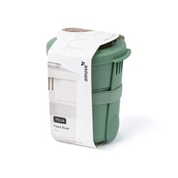 Amuse lunchbox duo foodbowl con spork - 450ml + 150ml - verde