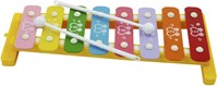 Xilófono juguete 28cm colorido plástico metal instrumento musical