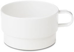 Mepal taza sopa basic 421 - blanco clásico camping melamina