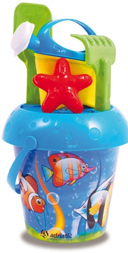 Juego de cubos Adriatic con decoración 6 piezas. 20 centímetros. 439