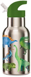 Crocodile Creek Botella de Acero Inoxidable/Mundo de Dinosaurios