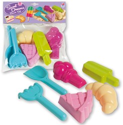 Androni Giocattoli moldes de arena Sweet set de juguetes de playa 6 piezas