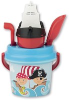 Androni Giocattoli set cubo playa pirata 5 piezas plástico