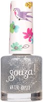 Souza for Kids esmalte de uñas transparente con purpurina plateada - esmalte infantil