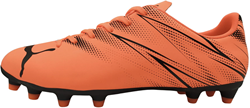 Botas de fútbol Puma Attacanto FG/AG - rojo/negro - talla 46 - césped artificial