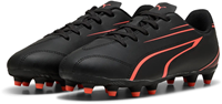 Puma botas de fútbol Vitoria FG/AG junior - negro/rojo - gran agarre