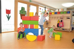 Eduplay bloques de construcción suaves juguete colorido para niños