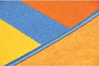 Eduplay alfombra de juego redonda 200 cm alfombra colorida para niños-2