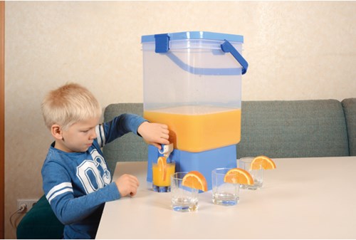 Eduplay dispensador de bebidas - gran grifo de limonada 27 litros azul