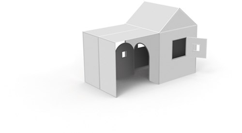 Eduplay extensión altura casita cartón - expansión juguete creativo-3