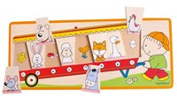 Beleduc puzzle de madera animales jóvenes - juguete educativo-3
