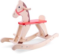New Classic Toys caballo balancín madera - natural - juguete balancín niños