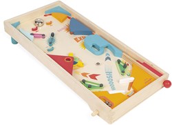 Janod Pinball de Madera - Juego Retro para Niños