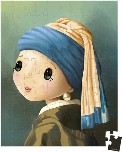 Janod puzzle arte Vermeer - 100 piezas juguete educativo infantil-2
