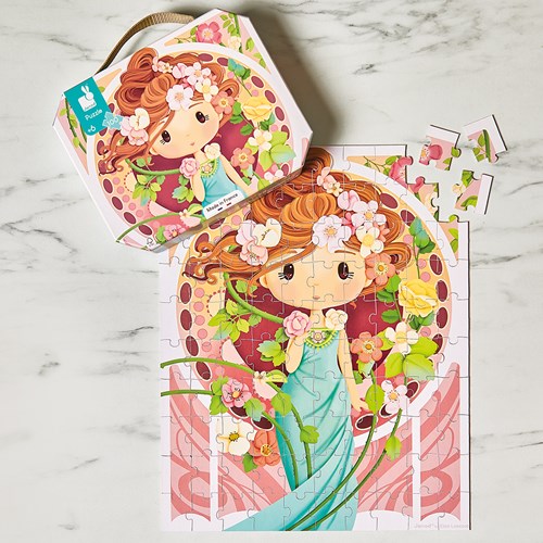 Janod puzzle arte - inspirado en Mucha - 100 piezas - juguete educativo-3