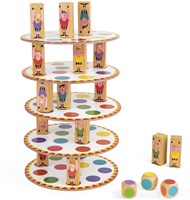 Janod Juego de habilidad Torre de Acróbatas - Juego familiar para niños-3