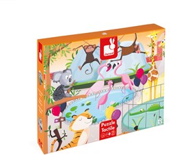 Puzle Táctil "Un Día En El Zoo" 20 Pzas.