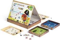 Janod Juego Batalla Naval - Piratas Juego Estratégico Magnético