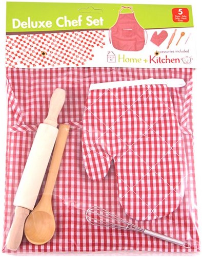 Johntoy set de chef - Home and Kitchen juguete deluxe para niños
