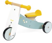 Janod bicicleta sin pedales triciclo - Happy garden - correpasillos multicolor