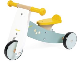 Janod bicicleta sin pedales triciclo - Happy garden - correpasillos multicolor