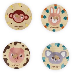 Janod Pocket - Peonzas juguete de madera para niños