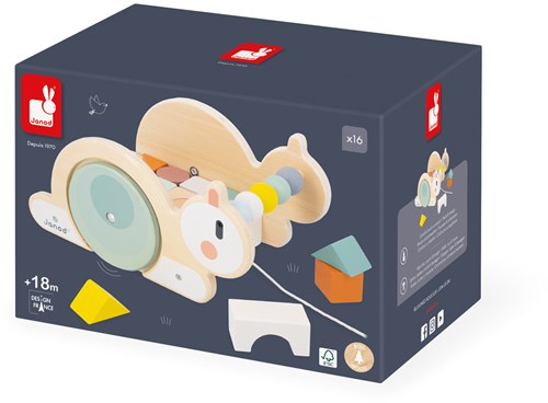 Janod Sweet Cocoon - Caracol con bloques