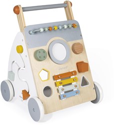 Janod andador de madera Sweet Cocoon - carrito de actividades para bebés