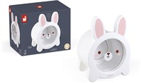 Janod hucha - conejo de madera con ventana transparente para niños-3