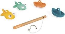 Janod juguete de baño - juego de pesca - set colorido para el baño