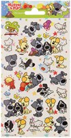 Totum hoja de pegatinas Woezel & Pip - pegatinas para niños - multicolor